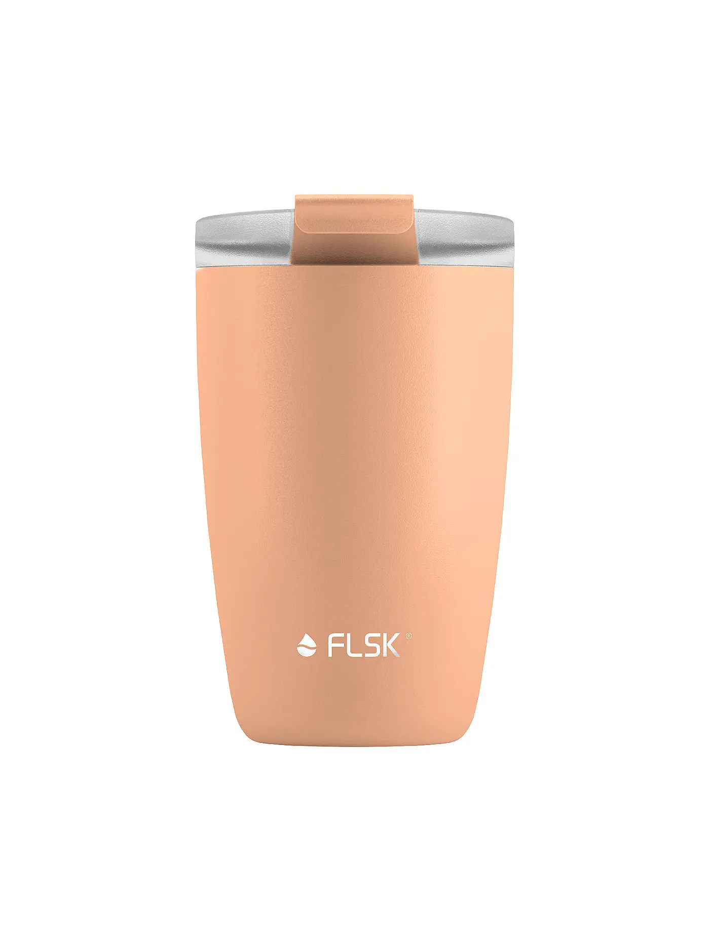 FLSK | Isolierbecher - Thermosbecher CUP Coffee to go-Becher 0,35l Lemon | koralle
